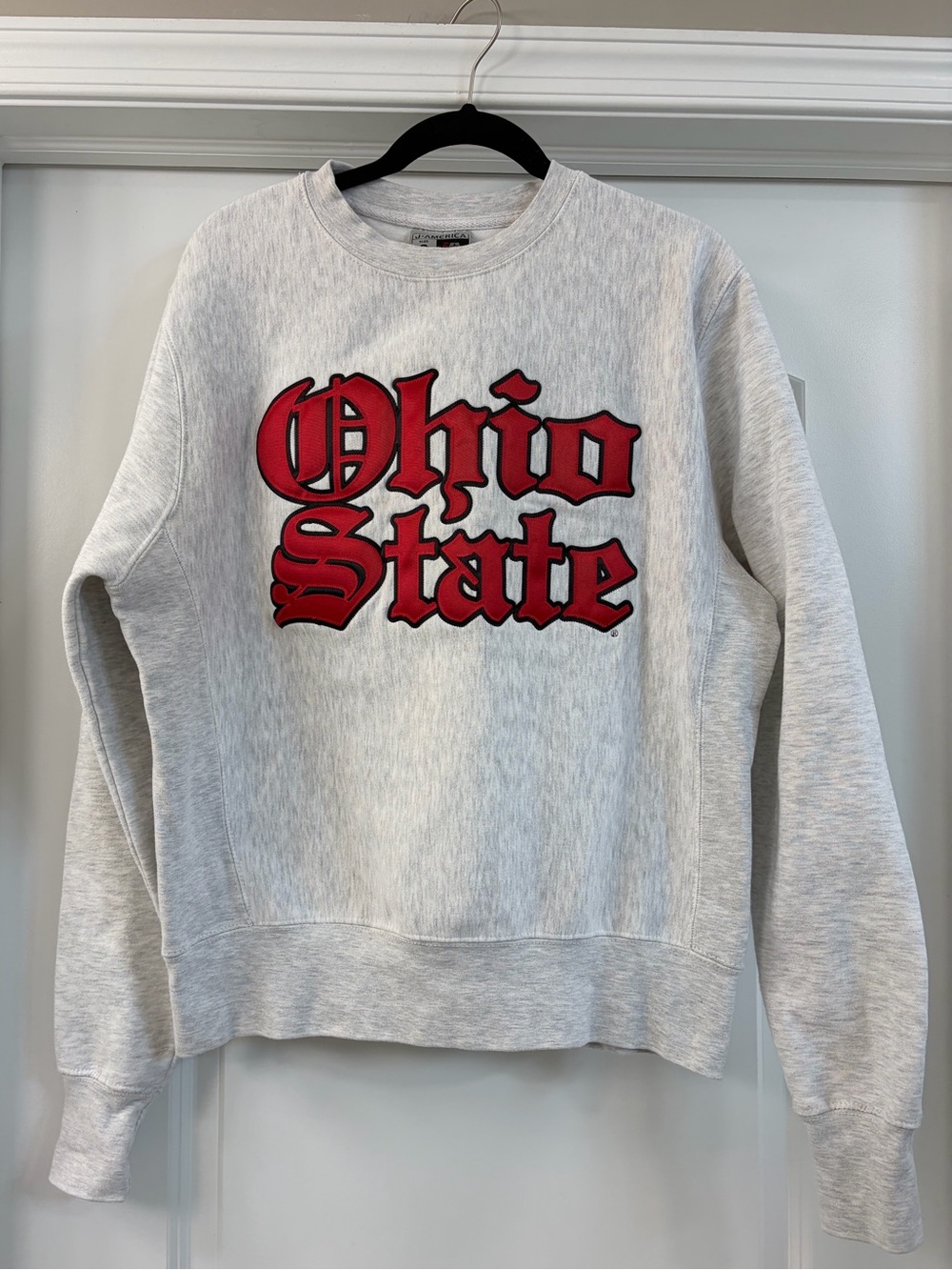 Vintage Ohio State University Sweatshirt Mens Small Grey Old English Crewneck